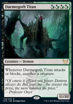 Daemogoth Titan⁣ - Strixhaven: School of Mages⁣ (Rare)⁣ [174]