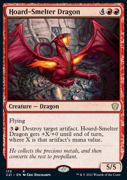 Hoard-Smelter Dragon⁣ - Commander: Strixhaven⁣ (Rare)⁣ [173]