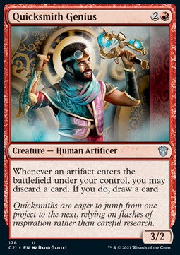 Quicksmith Genius⁣ - Commander: Strixhaven⁣ (Uncommon)⁣ [178]