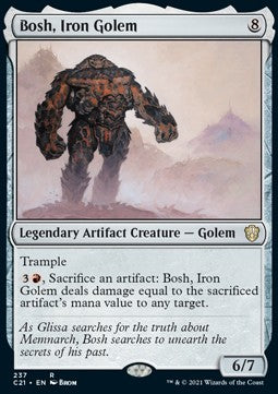 Bosh, Iron Golem⁣ - Commander: Strixhaven⁣ (Rare)⁣ [237]