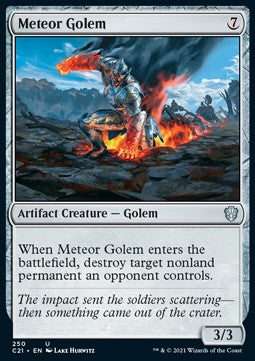 Meteor Golem⁣ - Commander: Strixhaven⁣ (Uncommon)⁣ [250]