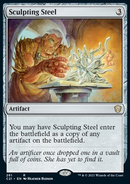 Sculpting Steel⁣ - Commander: Strixhaven⁣ (Rare)⁣ [261]