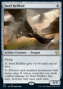 Steel Hellkite⁣ - Commander: Strixhaven⁣ (Rare)⁣ [266]
