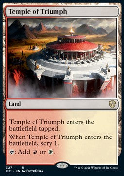 Temple of Triumph⁣ - Commander: Strixhaven⁣ (Rare)⁣ [327]