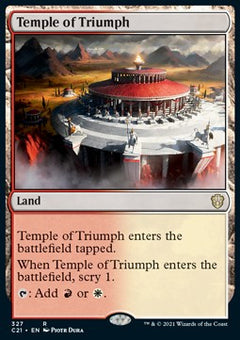 Temple of Triumph⁣ - Commander: Strixhaven⁣ (Rare)⁣ [327]