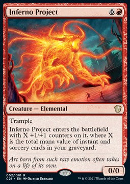 Inferno Project⁣ - Commander: Strixhaven⁣ (Rare)⁣ [52]