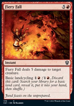 Fiery Fall⁣ - Commander: Strixhaven⁣ (Common)⁣ [170]