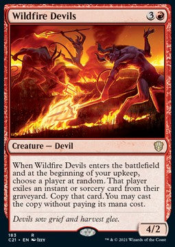 Wildfire Devils⁣ - Commander: Strixhaven⁣ (Rare)⁣ [183]