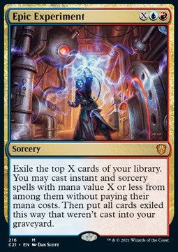 Epic Experiment⁣ - Commander: Strixhaven⁣ (Mythic)⁣ [216]