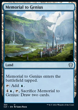 Memorial to Genius⁣ - Commander: Strixhaven⁣ (Uncommon)⁣ [301]