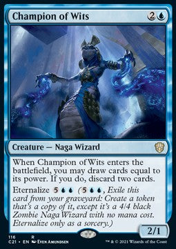 Champion of Wits⁣ - Commander: Strixhaven⁣ (Rare)⁣ [116]