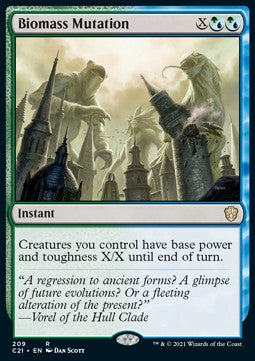 Biomass Mutation⁣ - Commander: Strixhaven⁣ (Rare)⁣ [209]