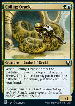 Coiling Oracle⁣ - Commander: Strixhaven⁣ (Common)⁣ [212]