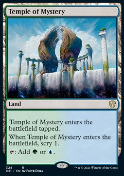 Temple of Mystery⁣ - Commander: Strixhaven⁣ (Rare)⁣ [324]