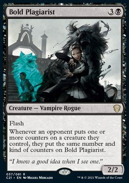 Bold Plagiarist⁣ - Commander: Strixhaven⁣ (Rare)⁣ [37]