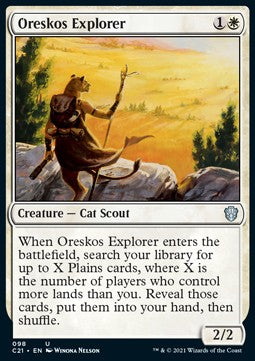 Oreskos Explorer⁣ - Commander: Strixhaven⁣ (Uncommon)⁣ [98]