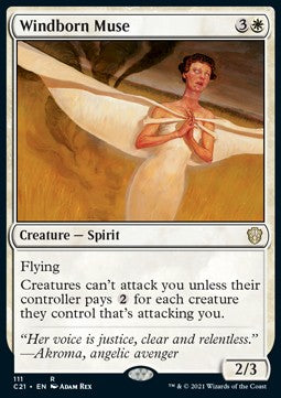 Windborn Muse⁣ - Commander: Strixhaven⁣ (Rare)⁣ [111]
