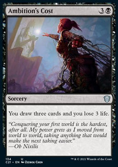 Ambition's Cost⁣ - Commander: Strixhaven⁣ (Uncommon)⁣ [134]