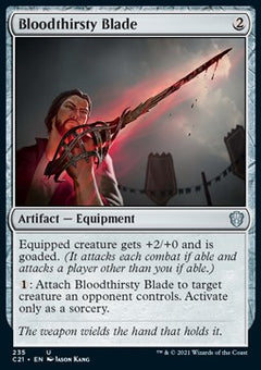 Bloodthirsty Blade⁣ - Commander: Strixhaven⁣ (Uncommon)⁣ [235]