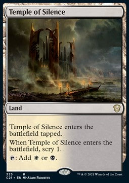 Temple of Silence⁣ - Commander: Strixhaven⁣ (Rare)⁣ [325]
