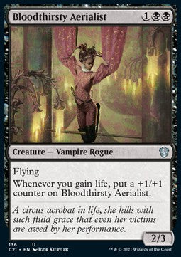 Bloodthirsty Aerialist⁣ - Commander: Strixhaven⁣ (Uncommon)⁣ [136]