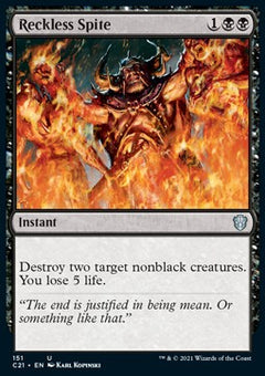 Reckless Spite⁣ - Commander: Strixhaven⁣ (Uncommon)⁣ [151]