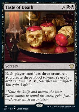 Taste of Death⁣ - Commander: Strixhaven⁣ (Rare)⁣ [156]