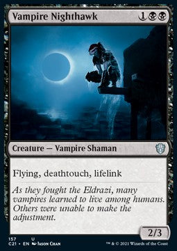 Vampire Nighthawk⁣ - Commander: Strixhaven⁣ (Uncommon)⁣ [157]
