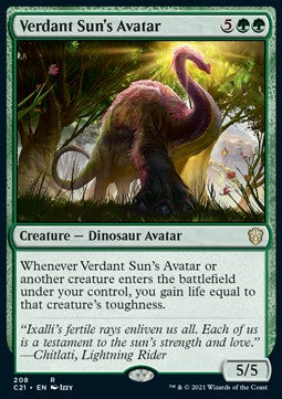 Verdant Sun's Avatar⁣ - Commander: Strixhaven⁣ (Rare)⁣ [208]