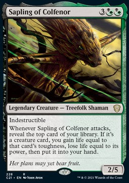 Sapling of Colfenor⁣ - Commander: Strixhaven⁣ (Rare)⁣ [228]