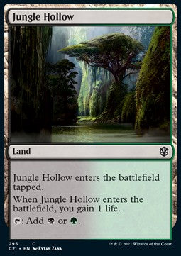 Jungle Hollow⁣ - Commander: Strixhaven⁣ (Common)⁣ [295]