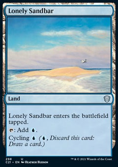 Lonely Sandbar⁣ - Commander: Strixhaven⁣ (Uncommon)⁣ [298]