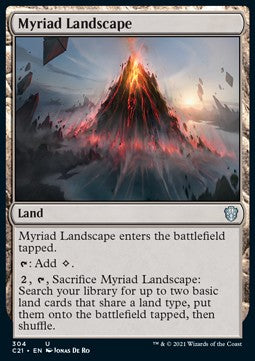 Myriad Landscape⁣ - Commander: Strixhaven⁣ (Uncommon)⁣ [304]