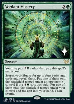 Verdant Mastery (V.2)⁣ - Strixhaven: School of Mages: Promos⁣ (Rare)⁣ [146]