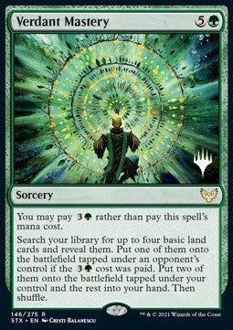 Verdant Mastery (V.2)⁣ - Strixhaven: School of Mages: Promos⁣ (Rare)⁣ [146]