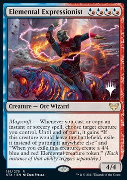 Elemental Expressionist (V.2)⁣ - Strixhaven: School of Mages: Promos⁣ (Rare)⁣ [181]