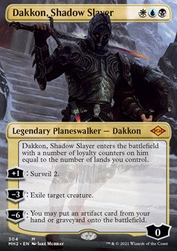 Dakkon, Shadow Slayer (V.1)⁣ - Modern Horizons 2: Extras⁣ (Mythic)⁣ [304]