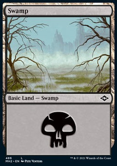 Swamp (V.3)⁣ - Modern Horizons 2: Extras⁣ (Land)⁣ [486]