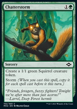 Chatterstorm⁣ - Modern Horizons 2⁣ (Common)⁣ [152]