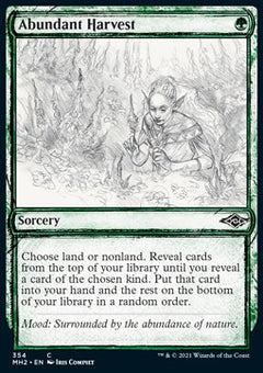 Abundant Harvest⁣ - Modern Horizons 2: Extras⁣ (Common)⁣ [354]