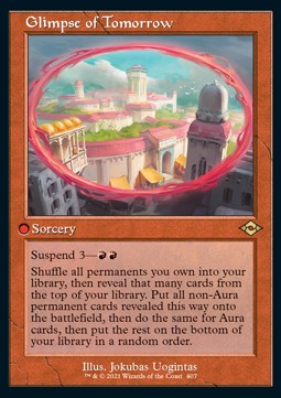 Glimpse of Tomorrow (V.1)⁣ - Modern Horizons 2: Extras⁣ (Rare)⁣ [407]