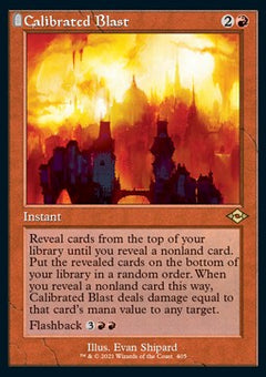 Calibrated Blast (V.1)⁣ - Modern Horizons 2: Extras⁣ (Rare)⁣ [405]
