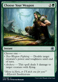 Choose Your Weapon⁣ - Adventures in the Forgotten Realms⁣ (Uncommon)⁣ [175]