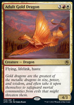 Adult Gold Dragon⁣ - Adventures in the Forgotten Realms⁣ (Rare)⁣ [216]