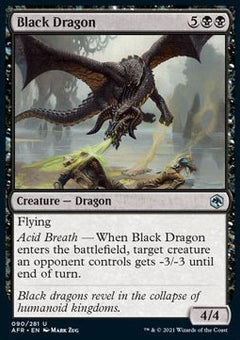 Black Dragon⁣ - Adventures in the Forgotten Realms⁣ (Uncommon)⁣ [90]
