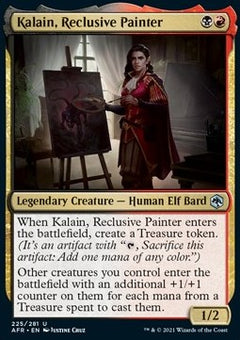 Kalain, Reclusive Painter⁣ - Adventures in the Forgotten Realms⁣ (Uncommon)⁣ [225]