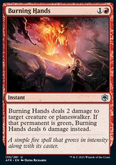 Burning Hands⁣ - Adventures in the Forgotten Realms⁣ (Uncommon)⁣ [135]