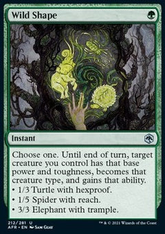 Wild Shape⁣ - Adventures in the Forgotten Realms⁣ (Uncommon)⁣ [212]