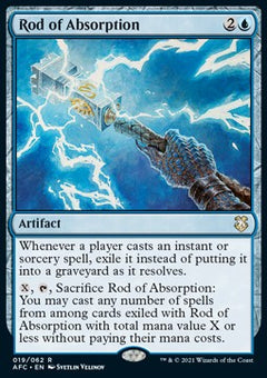 Rod of Absorption⁣ - Commander: Adventures in the Forgotten Realms⁣ (Rare)⁣ [19]