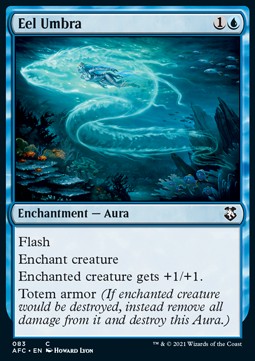 Eel Umbra⁣ - Commander: Adventures in the Forgotten Realms⁣ (Common)⁣ [83]
